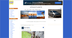 Desktop Screenshot of afrique-planete.com