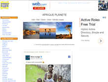 Tablet Screenshot of afrique-planete.com